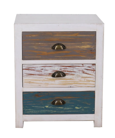 BroDeals Bedside Table Bedside Cabinet - Recycled Fir