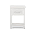 BroDeals Bedside Table Helen Bedside Table White