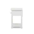 BroDeals Bedside Table Helen Bedside Table White