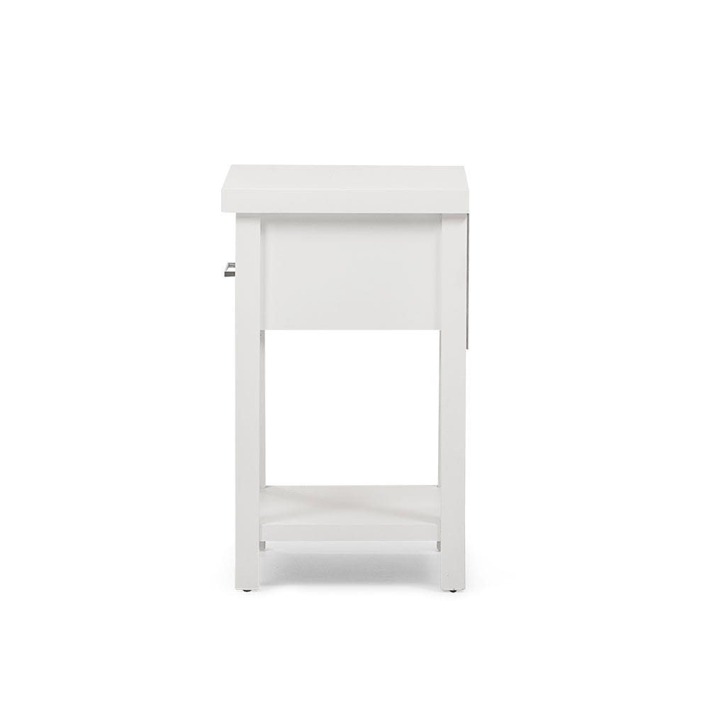 BroDeals Bedside Table Helen Bedside Table White