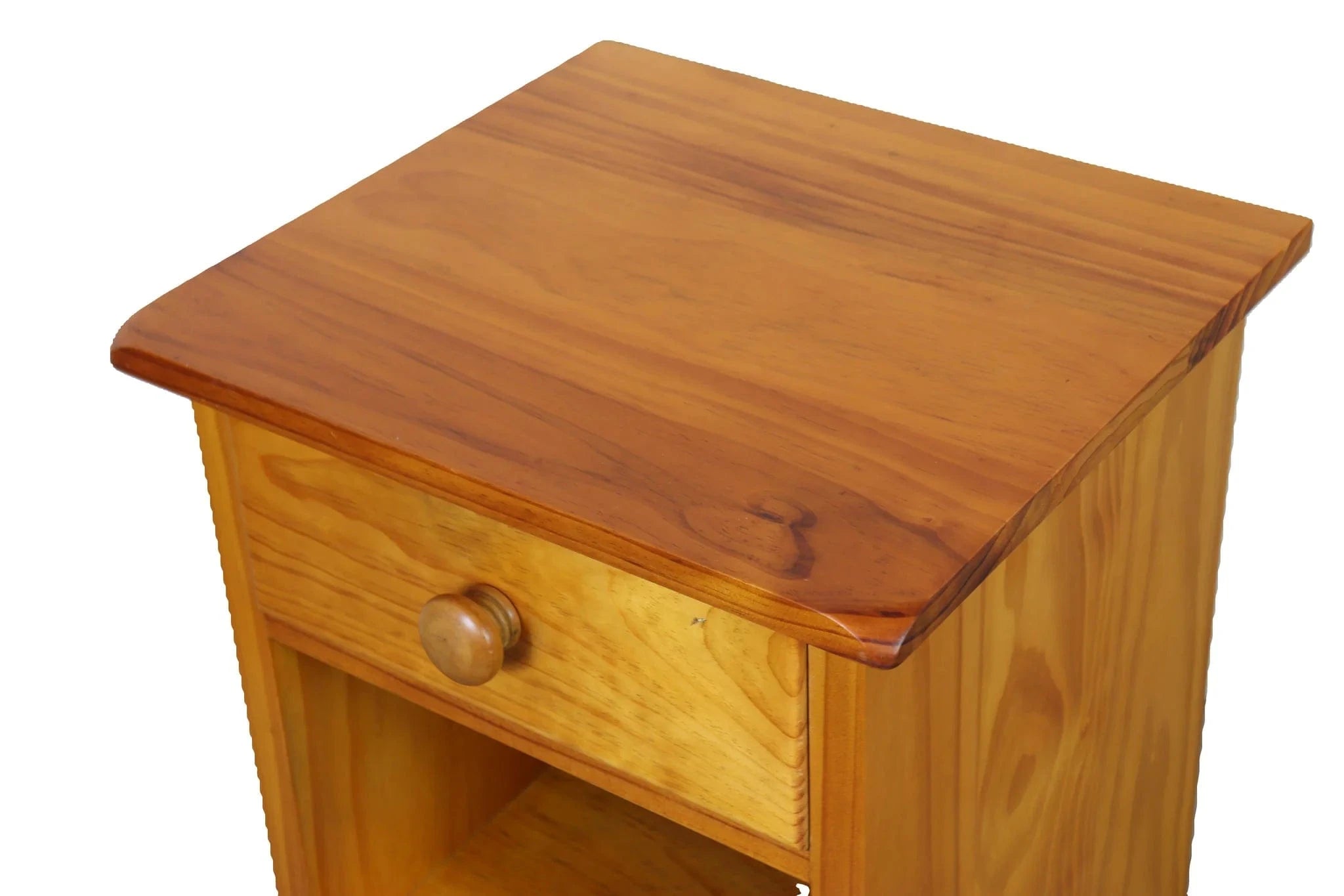 BroDeals Bedside Table NZ Pine Bedside Table - Natural