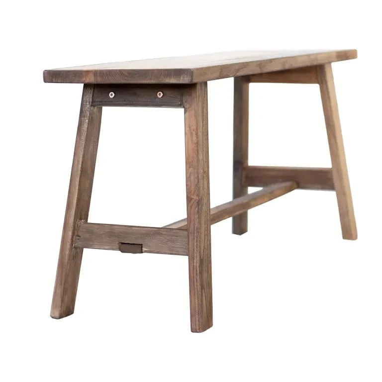 BroDeals Bench Rustico Reclaimed Teak Bench Medium - Natural