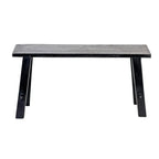 BroDeals Benches Rustico Reclaimed Teak Bench Medium - Black