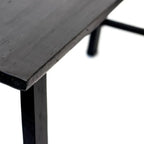 BroDeals Benches Rustico Reclaimed Teak Bench Medium - Black