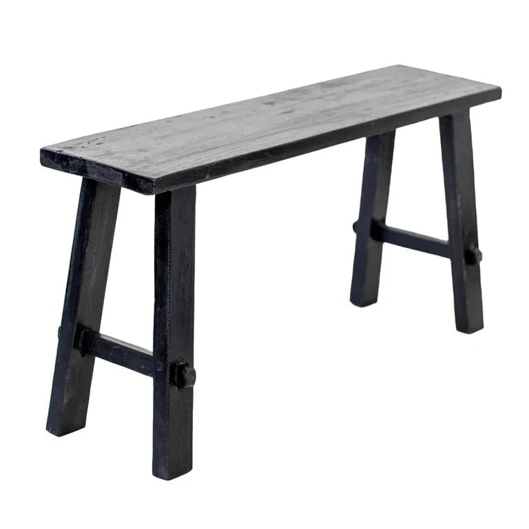 BroDeals Benches Rustico Reclaimed Teak Bench Medium - Black
