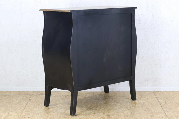 BroDeals Blanket Chest 3 Drawers Black Chest - Recycled Fir