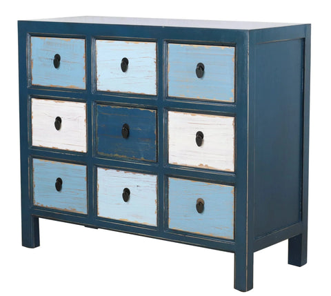 BroDeals Blanket Chest 9 Drawers Chest - Recycled fir