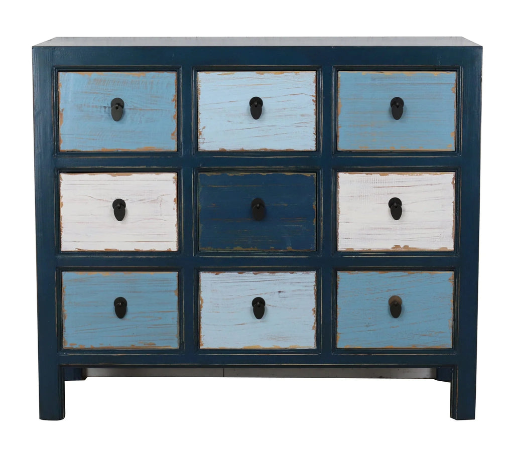 BroDeals Blanket Chest 9 Drawers Chest - Recycled fir