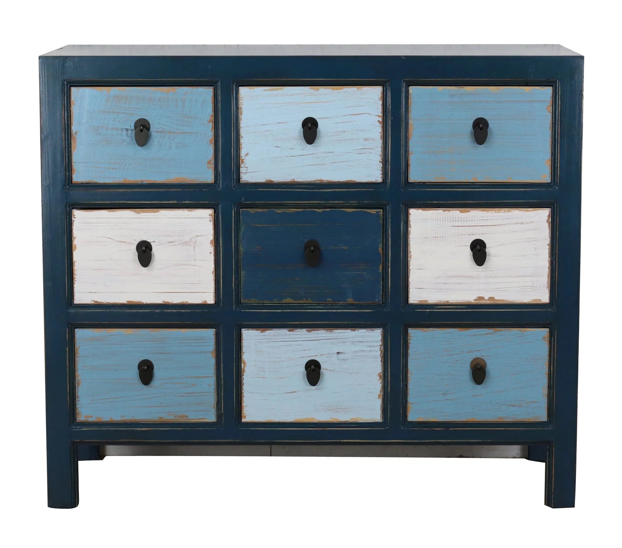 BroDeals Blanket Chest 9 Drawers Chest - Recycled fir