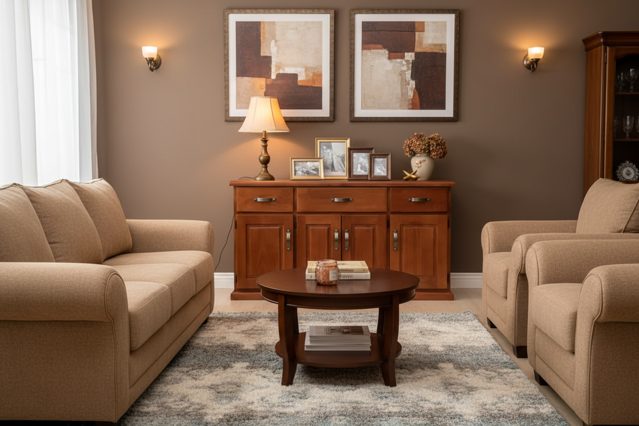 Felton 4 Door 3 Drawer Buffet Table