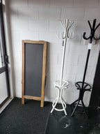 BroDeals Cafe Teak Double Sided Black Board
