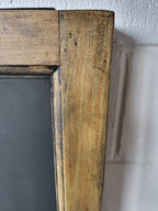 BroDeals Cafe Teak Double Sided Black Board