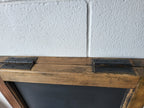 BroDeals Cafe Teak Double Sided Black Board