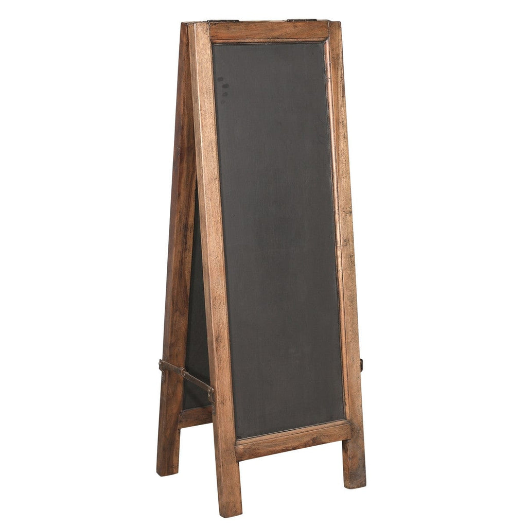 BroDeals Cafe Teak Double Sided Black Board