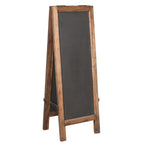 BroDeals Cafe Teak Double Sided Black Board