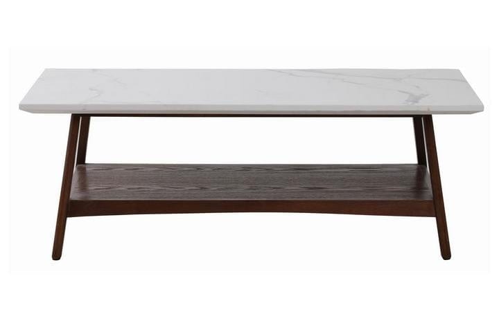 BroDeals Coffee Tables Marble Top Coffee Table
