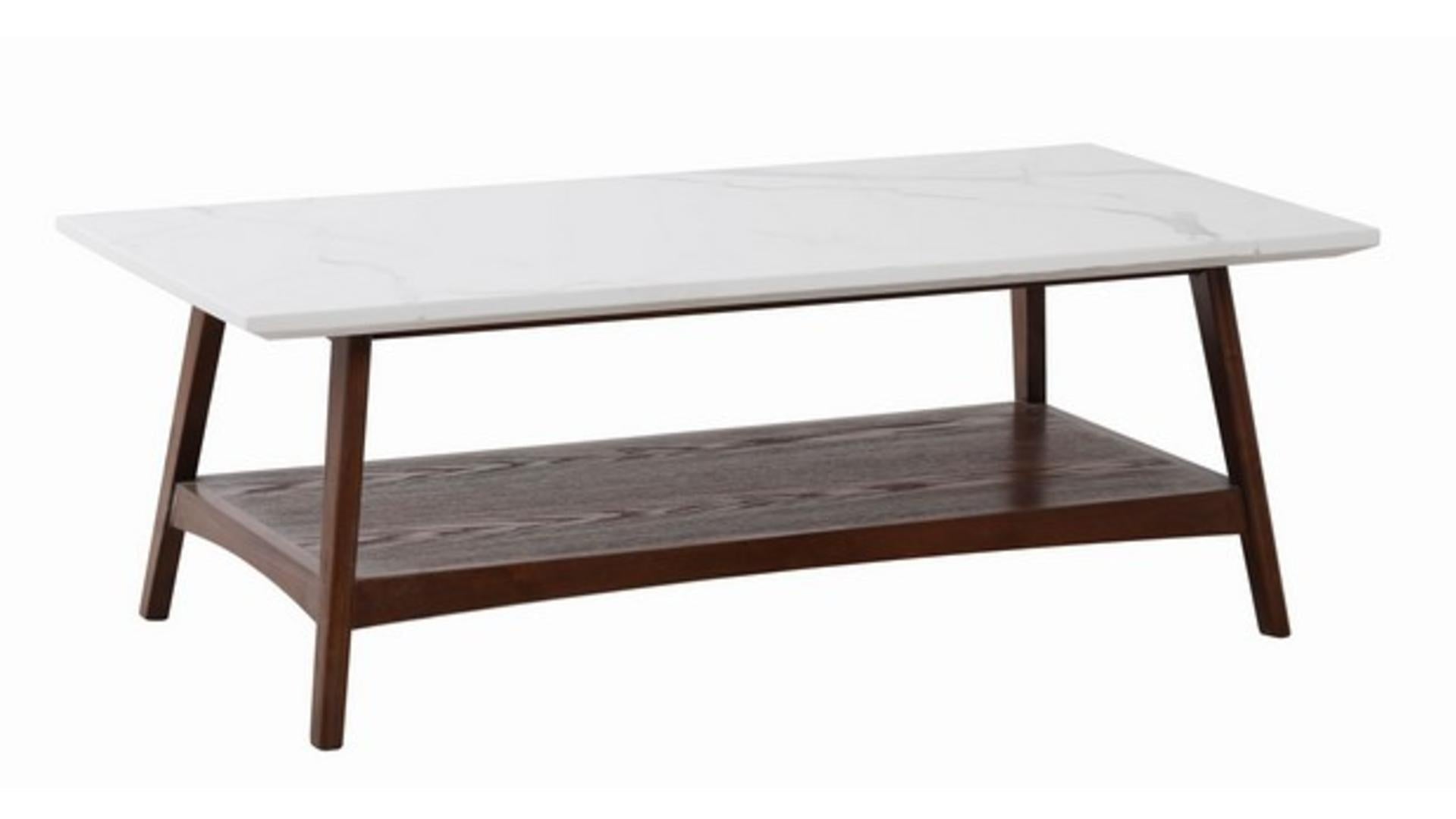 BroDeals Coffee Tables Marble Top Coffee Table