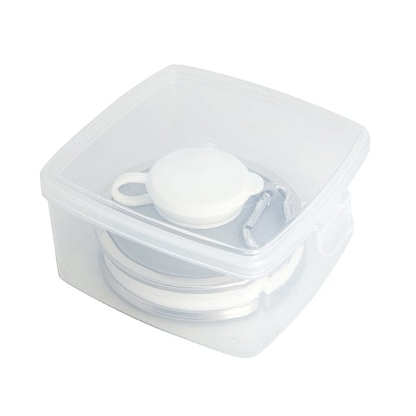 BroDeals Collapsible Water Bottle Collapsible Water Bottle - White