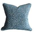 BroDeals Cushion Cover Leopard Design Cushion Cover -  Blue & White