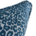 BroDeals Cushion Cover Leopard Design Cushion Cover -  Blue & White