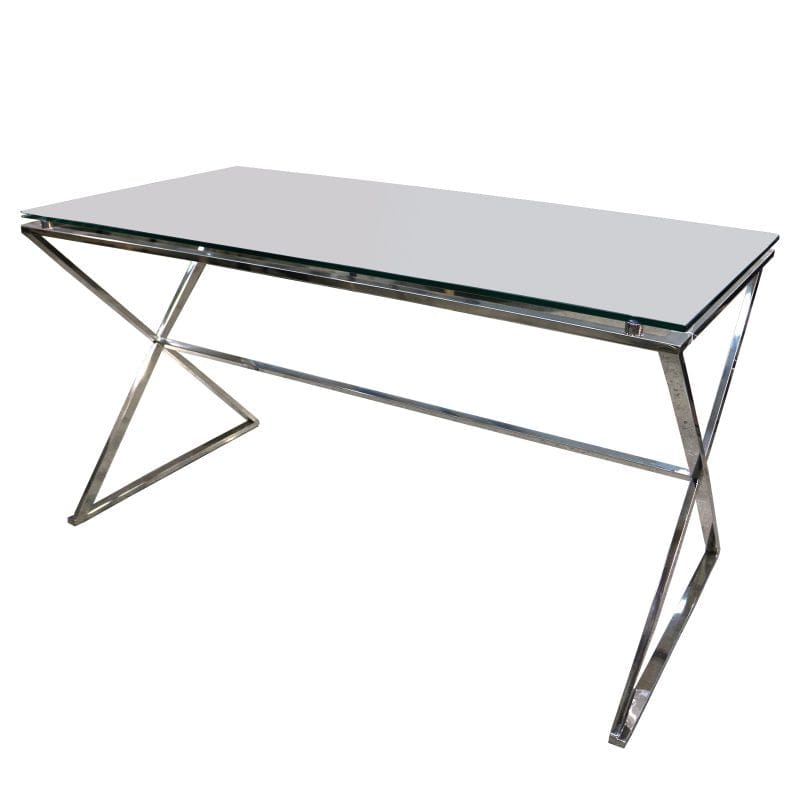 BroDeals Desks Crusa Desk Polished + Clear