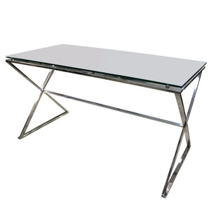 BroDeals Desks Crusa Desk Polished + Clear