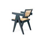 BroDeals Dining Chair Liverpool Rattan Armchair | Dining Chair - Black