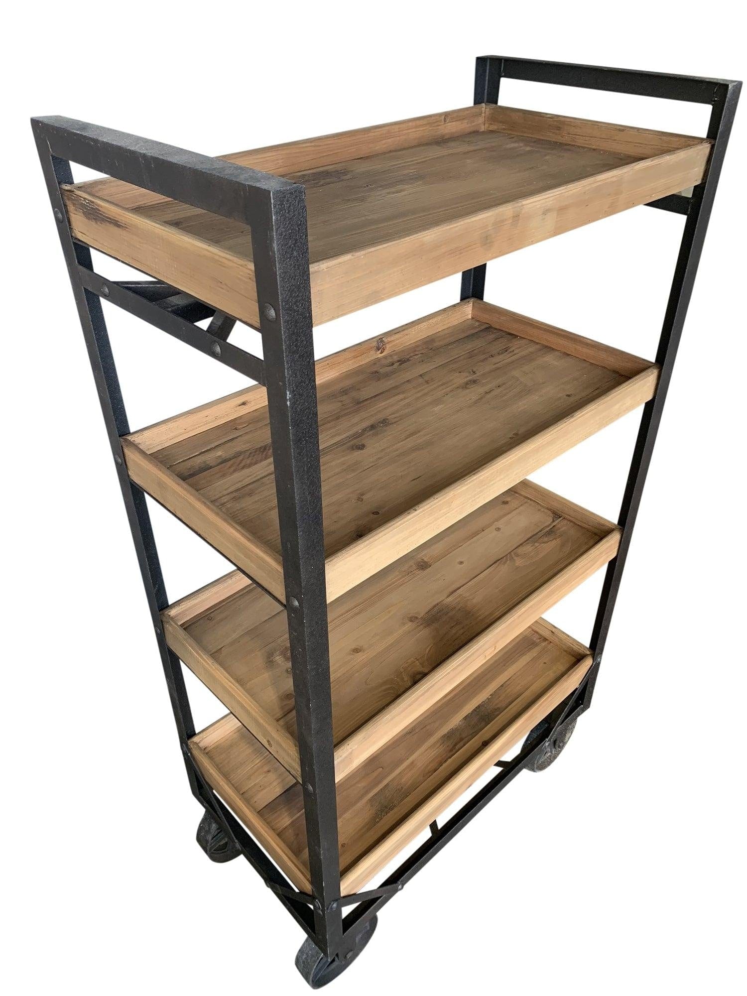 BroDeals Display Cabinet Display Unit on Wheels