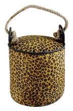 BroDeals Door Stopper Leopard Leather Door Stop - Round
