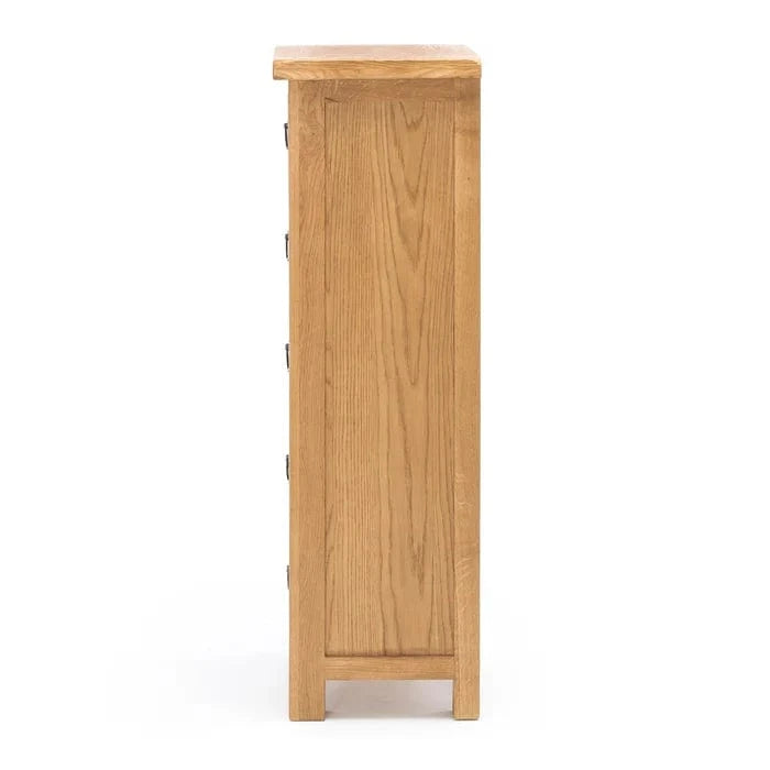 BroDeals dressers Oak 5 Drawer Slimboy