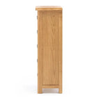 BroDeals dressers Oak 5 Drawer Slimboy