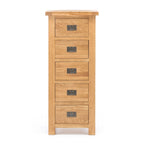 BroDeals dressers Oak 5 Drawer Slimboy