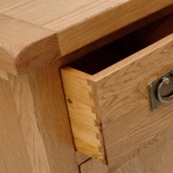 BroDeals dressers Oak Dressing Table with Mirror