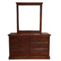 BroDeals Dressing Table Marina Dresser with Mirror
