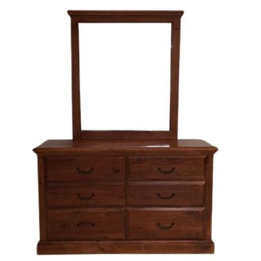 BroDeals Dressing Table Marina Dresser with Mirror