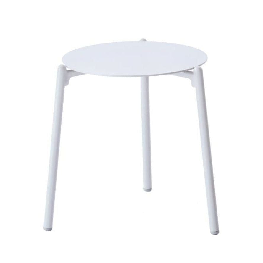 BroDeals End Tables Hampton Side Table Outdoor White
