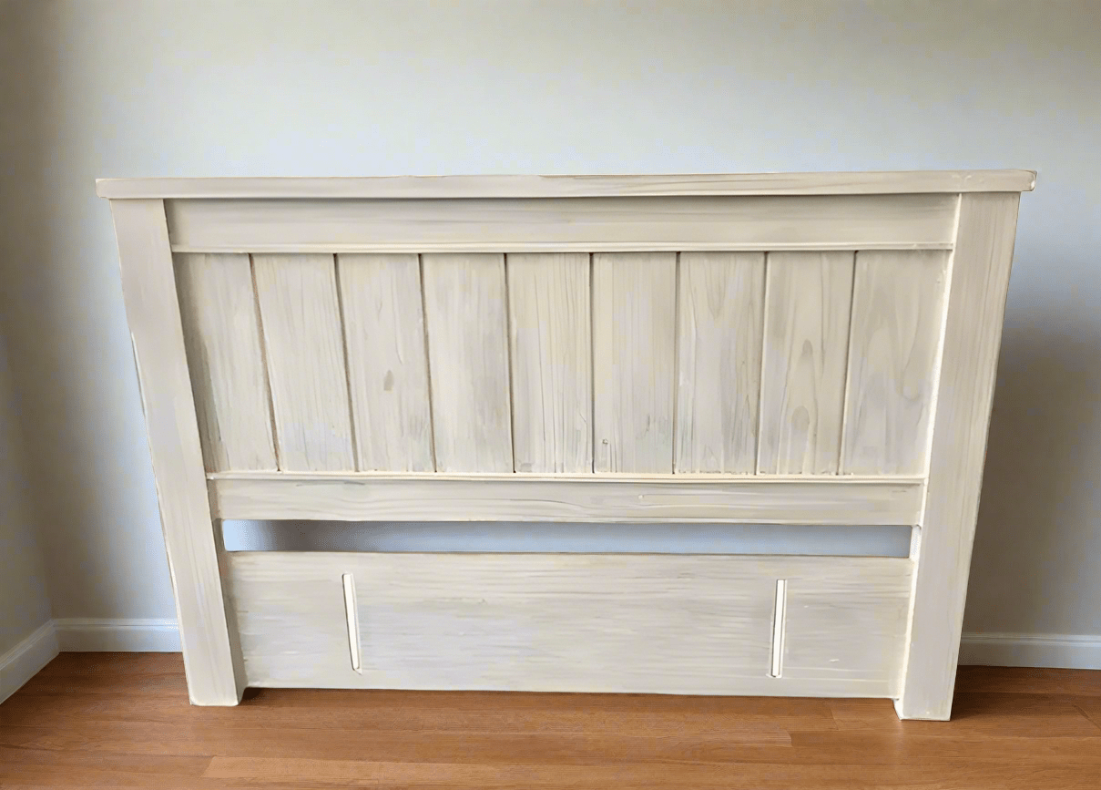 BroDeals Headboard Ballman Queen Headboard - White Wash