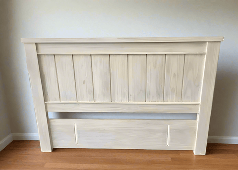 BroDeals Headboard Ballman Queen Headboard - White Wash