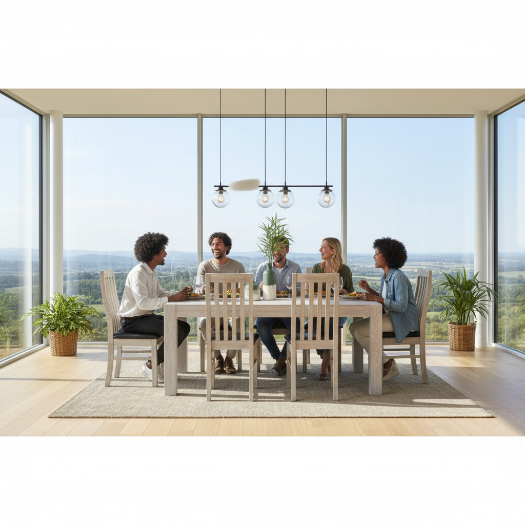 Milan Dining Set - 6 Seater