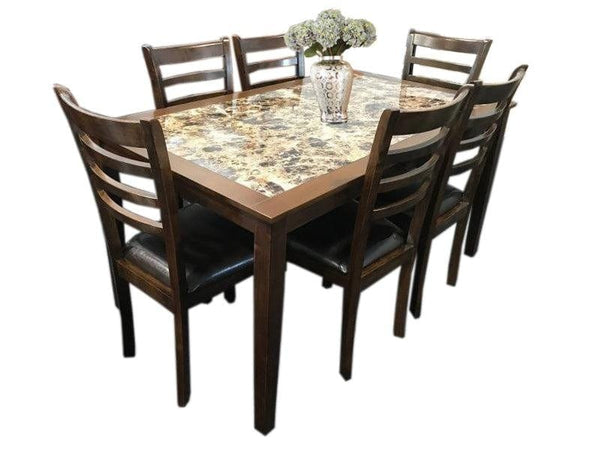 BroDeals Kitchen & Dining Furniture Sets Mission 7 Pcs Dining Suite