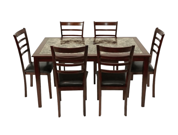 BroDeals Kitchen & Dining Furniture Sets Mission 7 Pcs Dining Suite