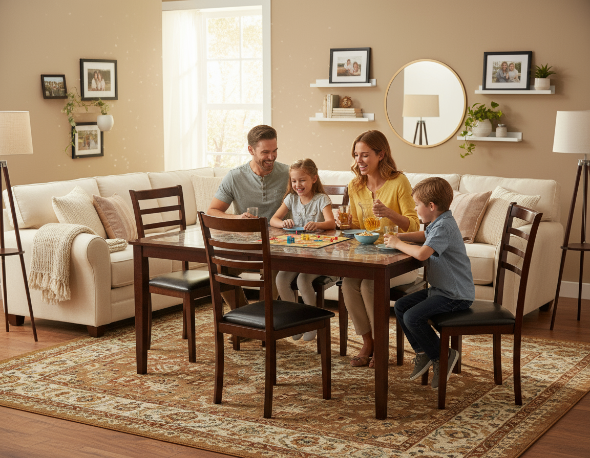 Mission 7 Pcs Dining Suite