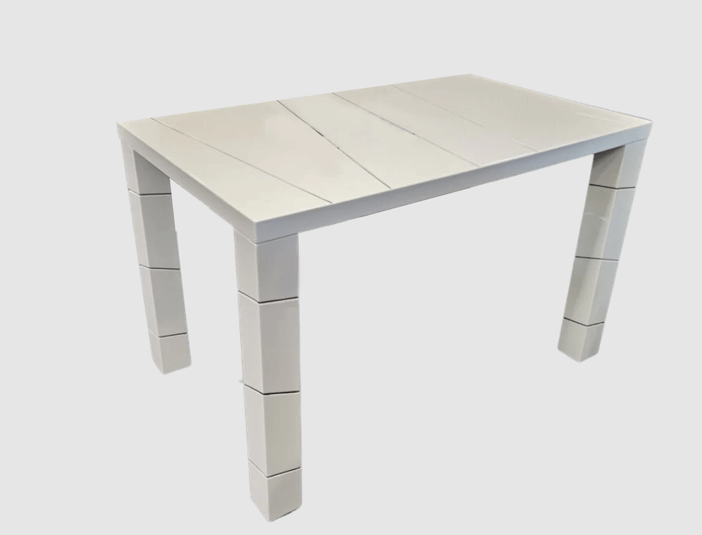 BroDeals Kitchen & Dining Furniture Sets Mona White Dining Table 1500