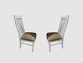 BroDeals Kitchen & Dining Room Chairs Ashland Dining Chairs Set of 2- FABRIC PAD