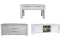 BroDeals Living Room Set Buffet Table | TV Unit | Hall Table - Set of 3