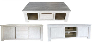 BroDeals Living Room Set Coffee Table | Buffet Table | TV Unit - Set of 3