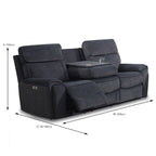 BroDeals Lounge Suite Ashleigh Electric Recliner Lounge Suite - 3+1+1