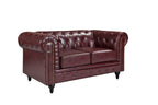 BroDeals Lounge Suite Boston Chesterfield Sofa Set - 3+2