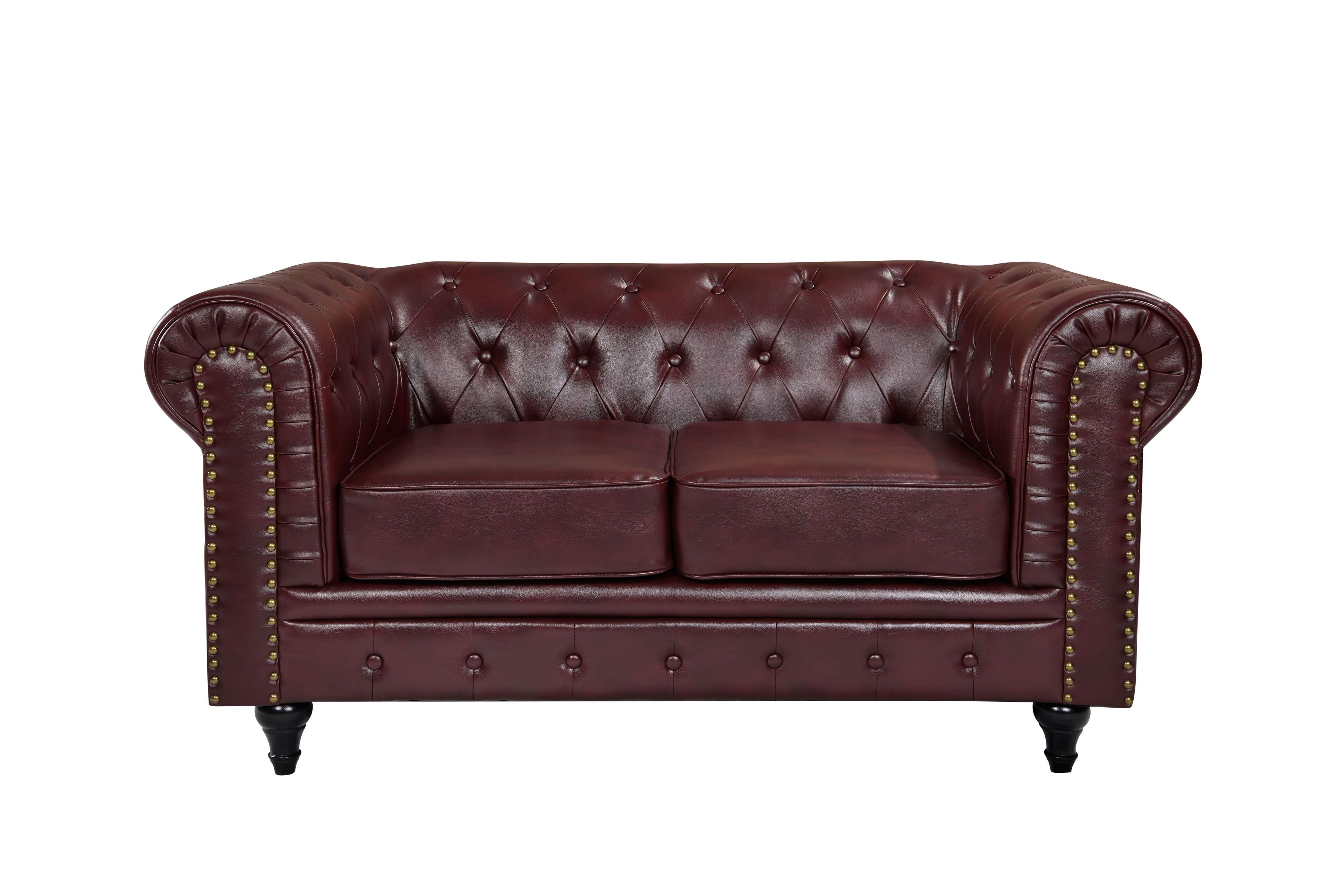 BroDeals Lounge Suite Boston Chesterfield Sofa Set - 3+2