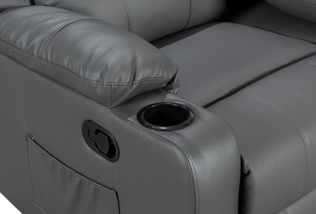BroDeals Lounge Suite Madrid Manual Recliner Lounge Suite - 3+1+1